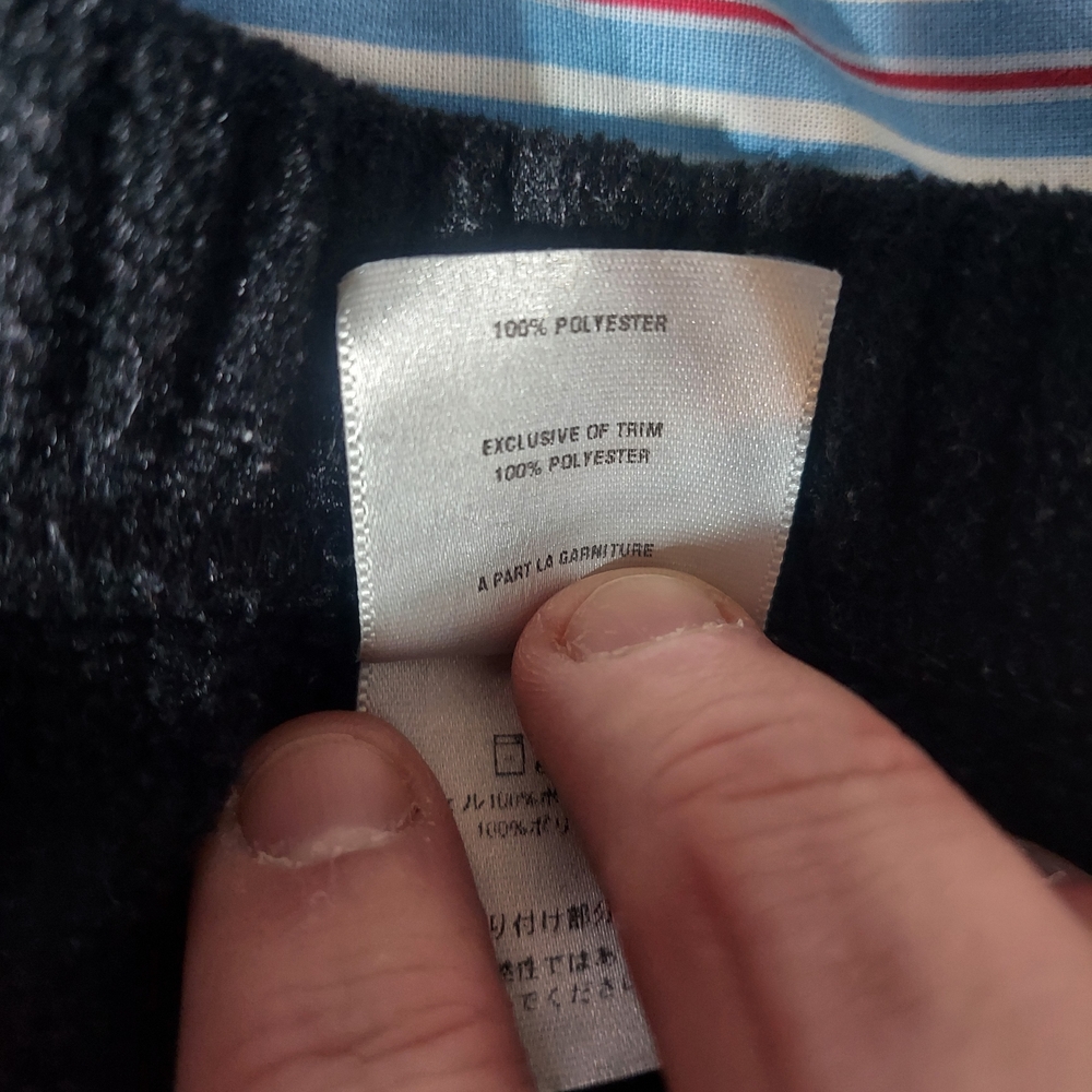 Patagonia Kids Large L Charcoal Gray Microfleece Joggers Sweatpants Boys Girls - Picture 8 of 10